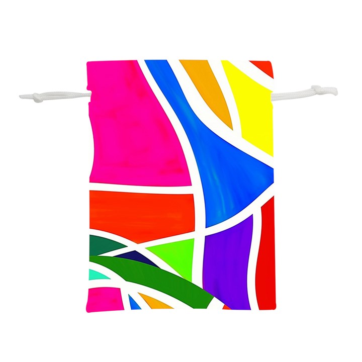 Abstract Background Lightweight Drawstring Pouch (M)