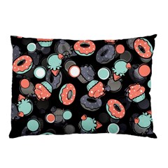 Seamless Sweets Background Pillow Case by Vaneshart