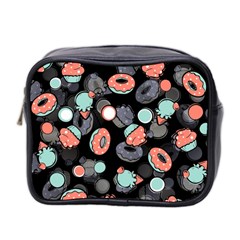 Seamless Sweets Background Mini Toiletries Bag (two Sides) by Vaneshart