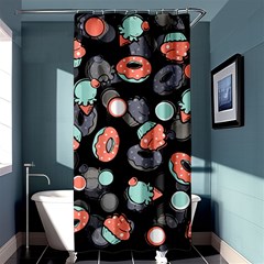 Seamless Sweets Background Shower Curtain 36  X 72  (stall)  by Vaneshart