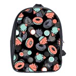 Seamless Sweets Background School Bag (XL) Front