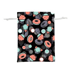 Seamless Sweets Background Lightweight Drawstring Pouch (l) by Vaneshart