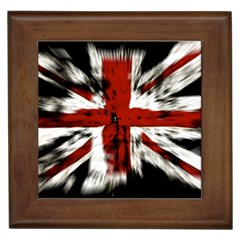 British Flag Framed Tile