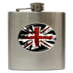 British Flag Hip Flask (6 Oz) by Vaneshart