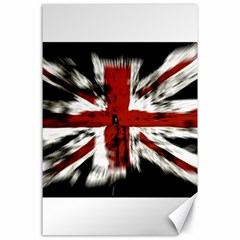 British Flag Canvas 24  X 36  by Vaneshart