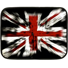 British Flag Double Sided Fleece Blanket (mini)  by Vaneshart