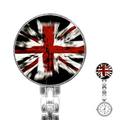 British Flag Stainless Steel Nurses Watch by Vaneshart