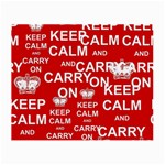 Keep Calm And Carry On Small Glasses Cloth Front