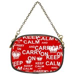 Keep Calm And Carry On Chain Purse (Two Sides) Front