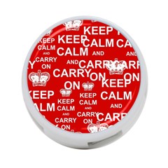 Keep Calm And Carry On 4-port Usb Hub (one Side) by Vaneshart