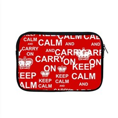 Keep Calm And Carry On Apple Macbook Pro 15  Zipper Case by Vaneshart