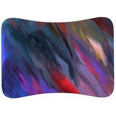 Abstract Paint Painting Watercolor Velour Seat Head Rest Cushion by Vaneshart