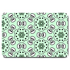 Background Texture Dots Pattern Large Doormat  by Vaneshart