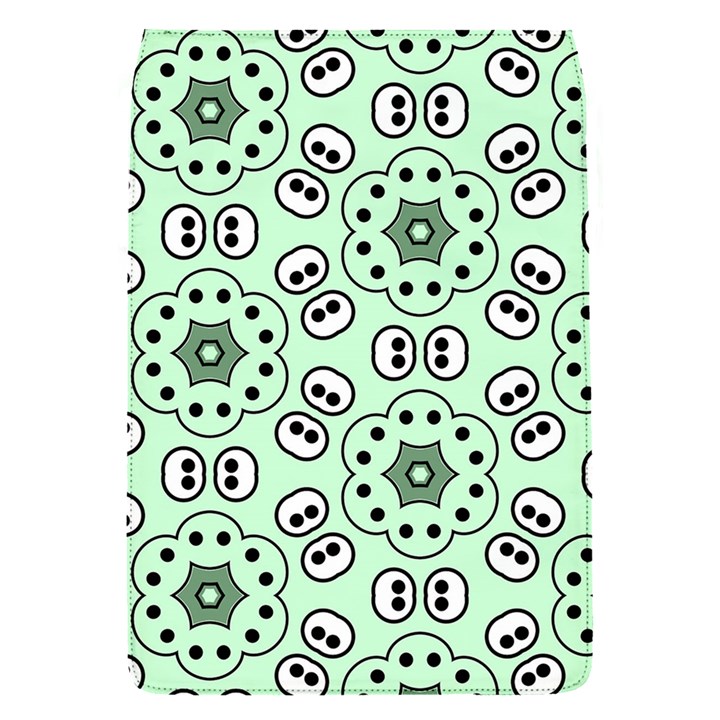 Background Texture Dots Pattern Removable Flap Cover (S)