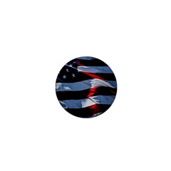 Grunge American Flag 1  Mini Buttons by Vaneshart