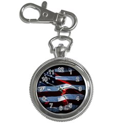 Grunge American Flag Key Chain Watches by Vaneshart