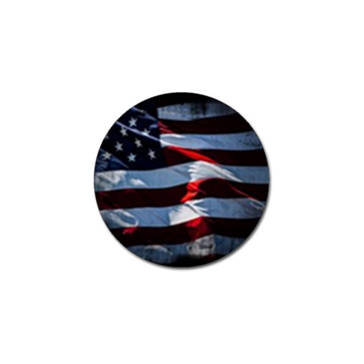 Grunge American Flag Golf Ball Marker