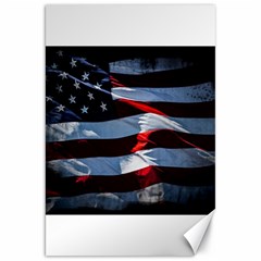 Grunge American Flag Canvas 20  X 30  by Vaneshart