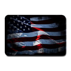 Grunge American Flag Plate Mats by Vaneshart