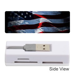 Grunge American Flag Memory Card Reader (stick) by Vaneshart