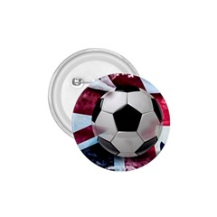 Soccer Ball With Great Britain Flag 1 75  Buttons by Vaneshart