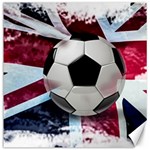 Soccer Ball With Great Britain Flag Canvas 12  x 12  11.4 x11.56  Canvas - 1