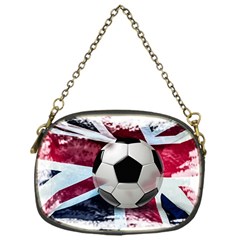 Soccer Ball With Great Britain Flag Chain Purse (one Side) by Vaneshart