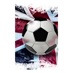 Soccer Ball With Great Britain Flag Shower Curtain 48  X 72  (small)  by Vaneshart