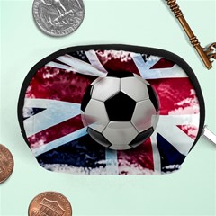 Soccer Ball With Great Britain Flag Accessory Pouch (medium) by Vaneshart