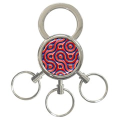 Pattern Curve Design 3-ring Key Chain by Vaneshart