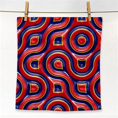 Pattern Curve Design Face Towel by Vaneshart