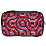 Pattern Curve Design Toiletries Bag (Two Sides) Front