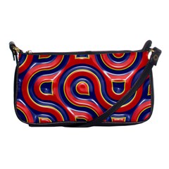 Pattern Curve Design Shoulder Clutch Bag by Vaneshart