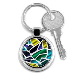 Mosaic Shapes Key Chain (round) by Vaneshart