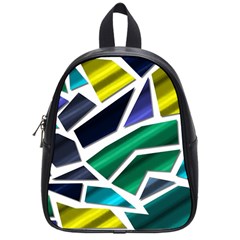 Mosaic Shapes School Bag (small) by Vaneshart