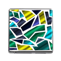 Mosaic Shapes Memory Card Reader (square 5 Slot) by Vaneshart