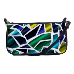 Mosaic Shapes Shoulder Clutch Bag by Vaneshart