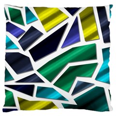 Mosaic Shapes Large Cushion Case (one Side) by Vaneshart