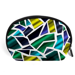 Mosaic Shapes Accessory Pouch (large) by Vaneshart