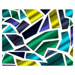 Mosaic Shapes Double Sided Flano Blanket (medium)  by Vaneshart