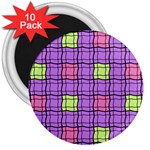 Background Pattern Seamless 3  Magnets (10 pack)  Front