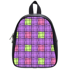 Background Pattern Seamless School Bag (small) by Vaneshart