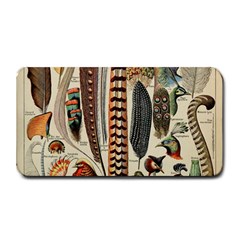 Feathers Birds Vintage Art Medium Bar Mats by Vaneshart