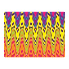 Retro Colorful Waves Background Double Sided Flano Blanket (mini)  by Vaneshart