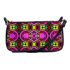 Abstract Background Pattern Shoulder Clutch Bag by Vaneshart