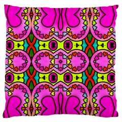 Abstract Background Pattern Large Flano Cushion Case (two Sides) by Vaneshart