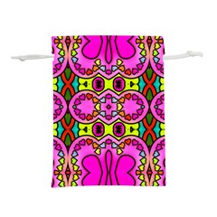 Abstract Background Pattern Lightweight Drawstring Pouch (l)