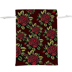 Flower Seamless Tile Background  Lightweight Drawstring Pouch (xl)