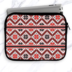 Folklore Ethnic Pattern Background Apple Ipad 2/3/4 Zipper Cases by Vaneshart