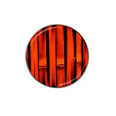 Orange Seamless Bamboo Background Hat Clip Ball Marker (4 Pack) by Vaneshart